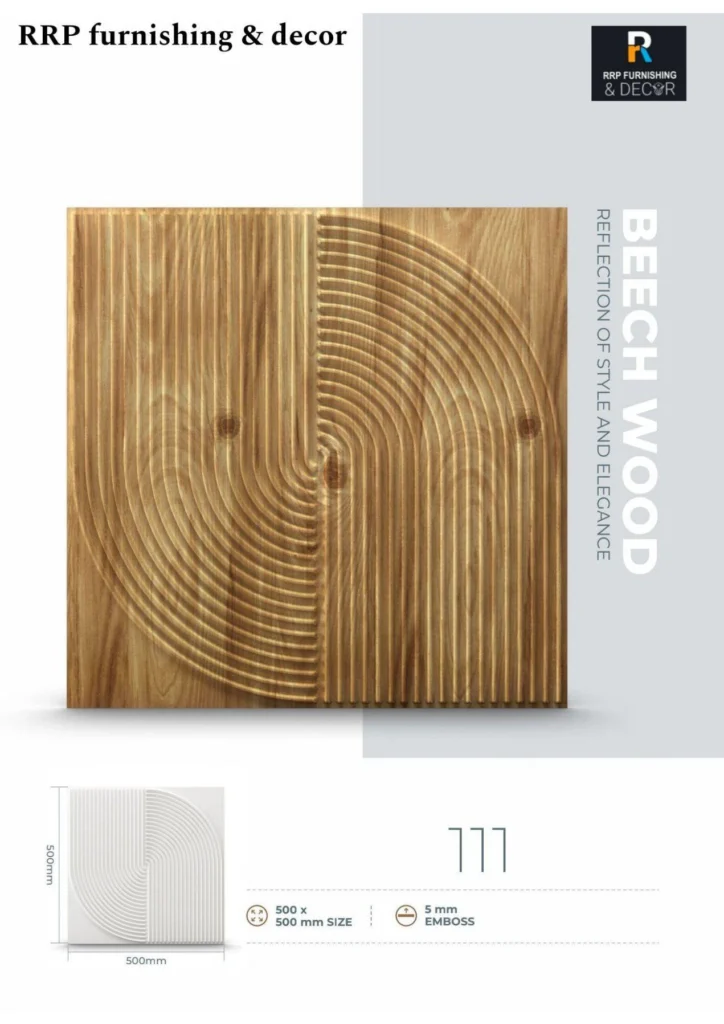 Beach wood 3d texture panel